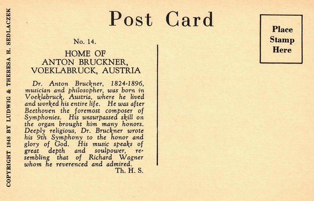 Back of postcard