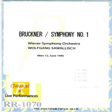 November, 2022: Symphony No. 1 / Wolfgang Sawallisch / Vienna S.O. / Classical & R CD