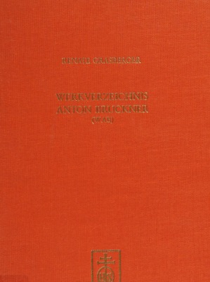Grasberger, Renate: Werkverzeichnis - Catalog of Works (WAB)