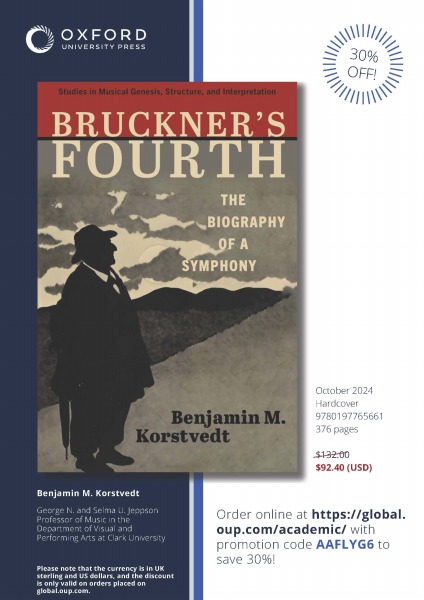 Benjamin Korstvedt's new book on the Bruckner 4th is available / with a special discount!