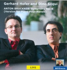 CD  - Symphony No. 4 - Transcription for Piano Four-Hands!