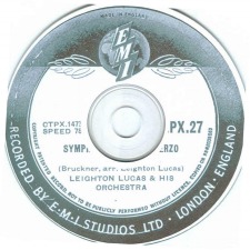 August, 2011: Leighton Lucas and his Orchestra / Bruckner 9th