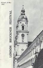 Fairfax, Bryan: The 1964 London Bruckner Festival Booklet