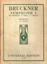 Woess, Josef V.: Forwards to the Universal Editions of the Bruckner Symphonies