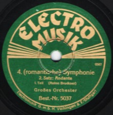March, 2024: The ElectroMusik Recording of the Andante to Bruckner's Symphony No. 4
