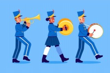 A Modern score for the March in E Flat