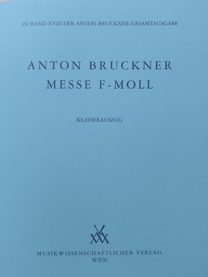 MWV publishes a piano reduction of Bruckner's Mass No. 3